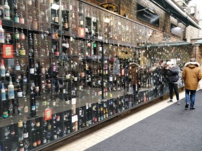 wall of beer
